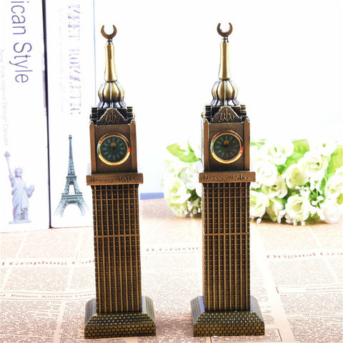 European style retro style Mecca bell tower Decoration alloy metal desk ornaments home decoration accessories